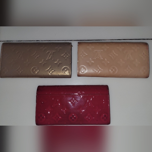 3 pcs Authentic Louis Vuitton Vernis Wallet In Very Good Pre-loved Condition! - Picture 2 of 9